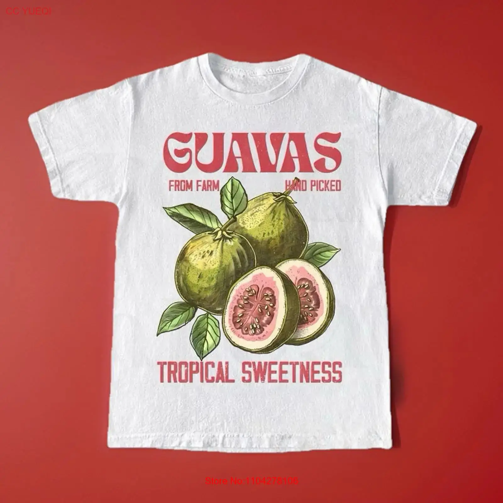 Men'S Fashion Labels - Camiseta Comercial Retrô Guavas Nova S