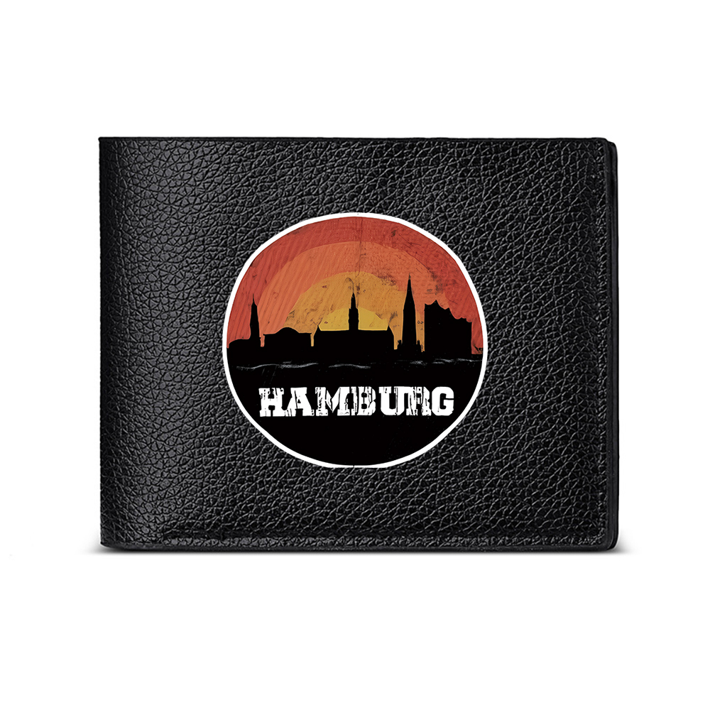 Men'S Fashion Hamburg - Carteira masculina com estampa de paisagem