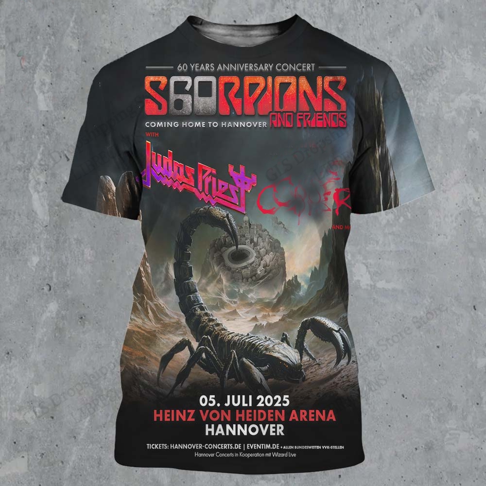 Men'S Fashion Over 60 - Nova Camiseta 3D da Banda de