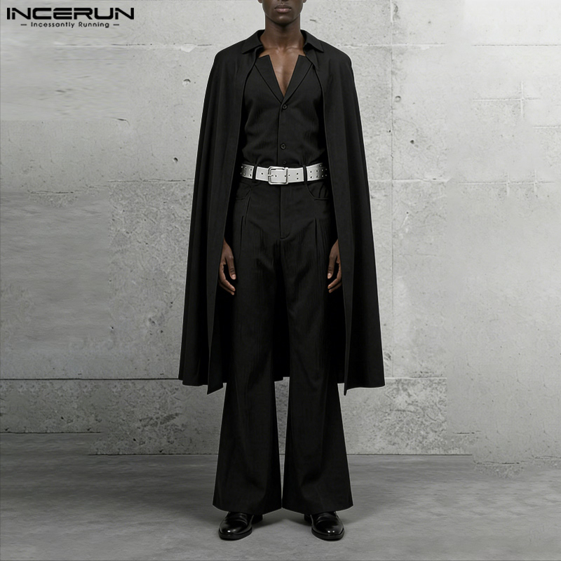 Men'S Fashion Loose Pants - Conjunto Masculino INCERUN: Blazer Longo com