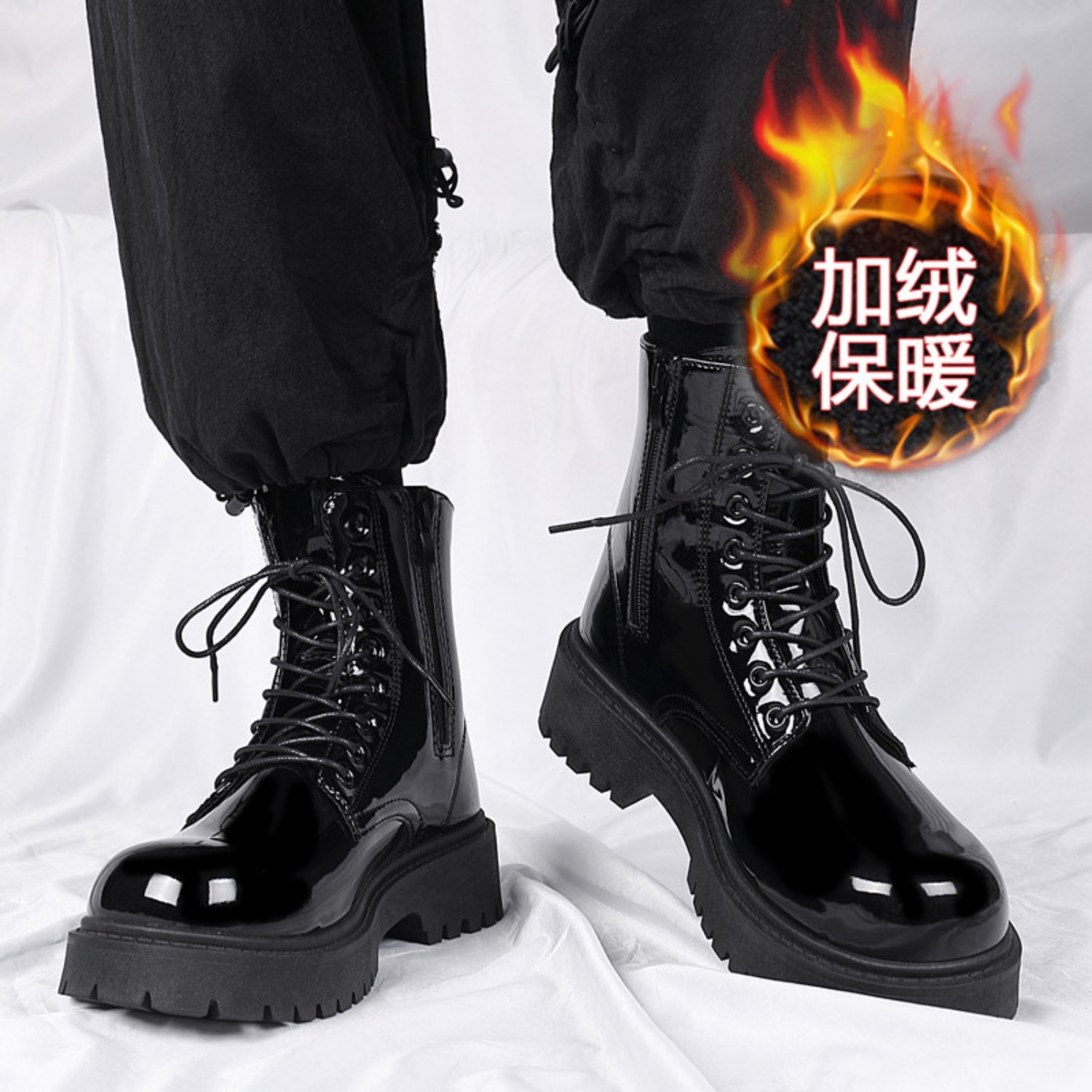 Men'S Fashion Footwear - Botas masculinas de cano alto, quentes