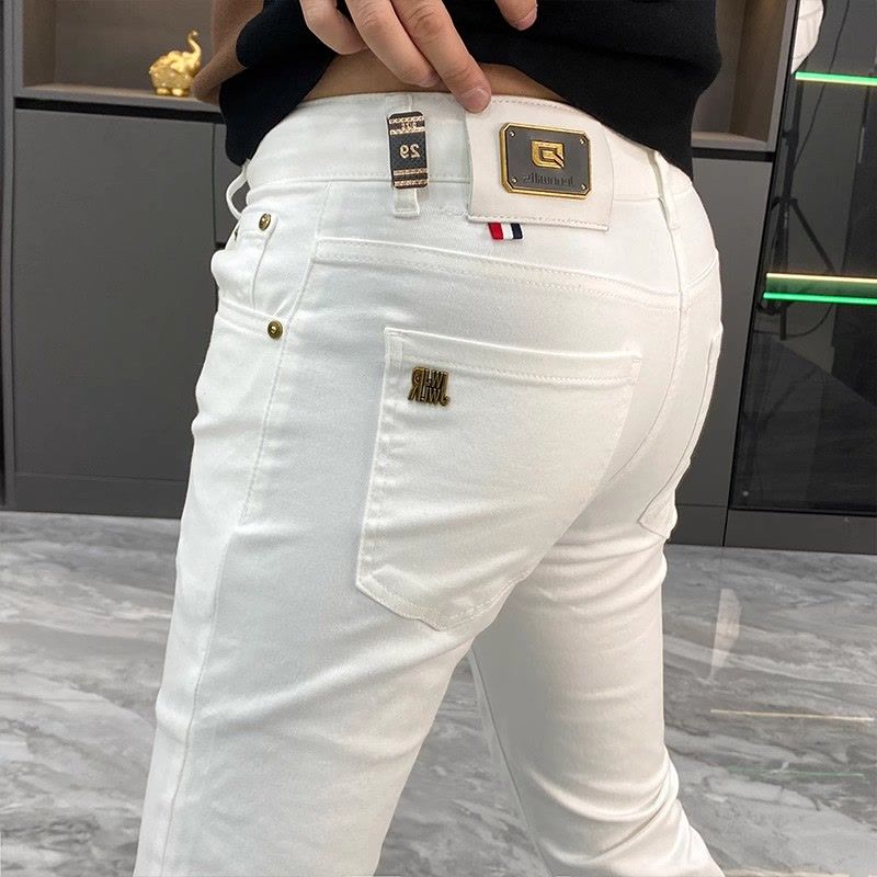Men'S Fashion Jeans And Boots - Calças de brim brancas masculinas produtos