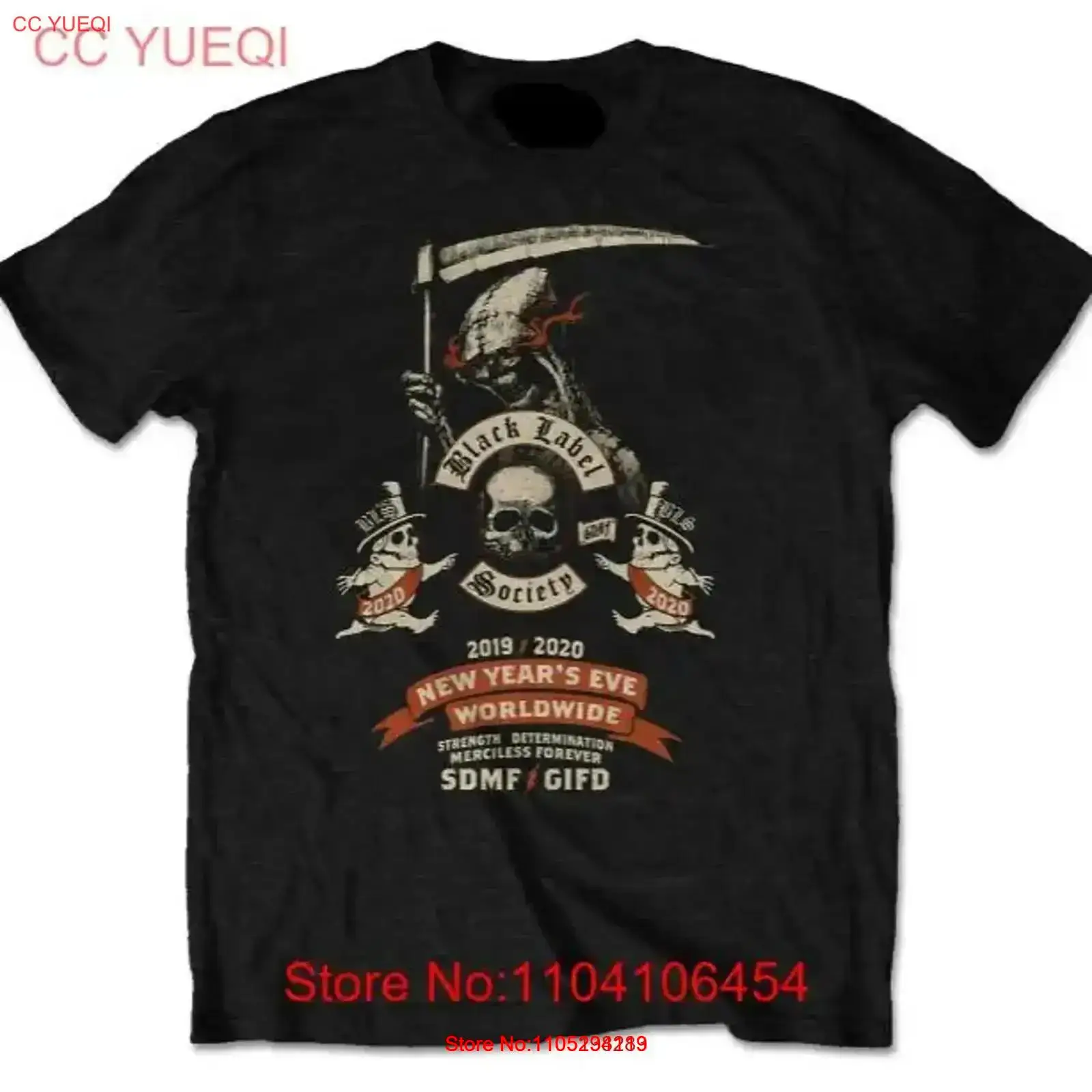 Men'S Fashion Labels - Black Label Society T Shirt tendência
