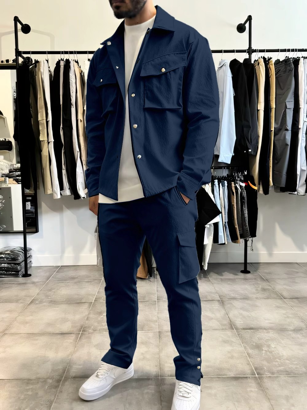 Jacket Mens Fashion - Conjunto Masculino de Moda: Jaqueta e