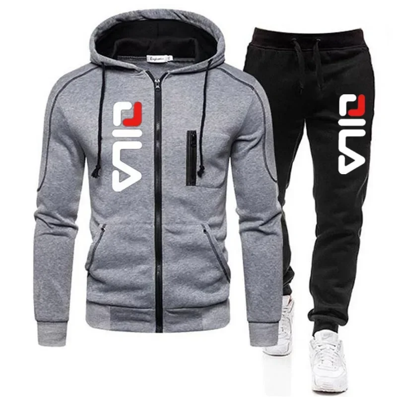 Jacket Mens Fashion - Novo Conjunto de Roupas Esportivas Masculinas