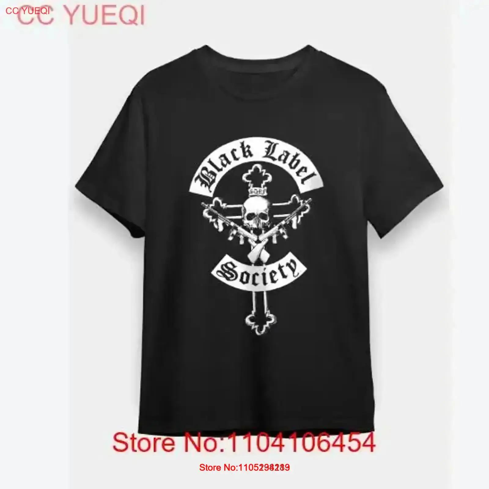 Men'S Fashion Labels - Camiseta Black Label Society tendência hoT