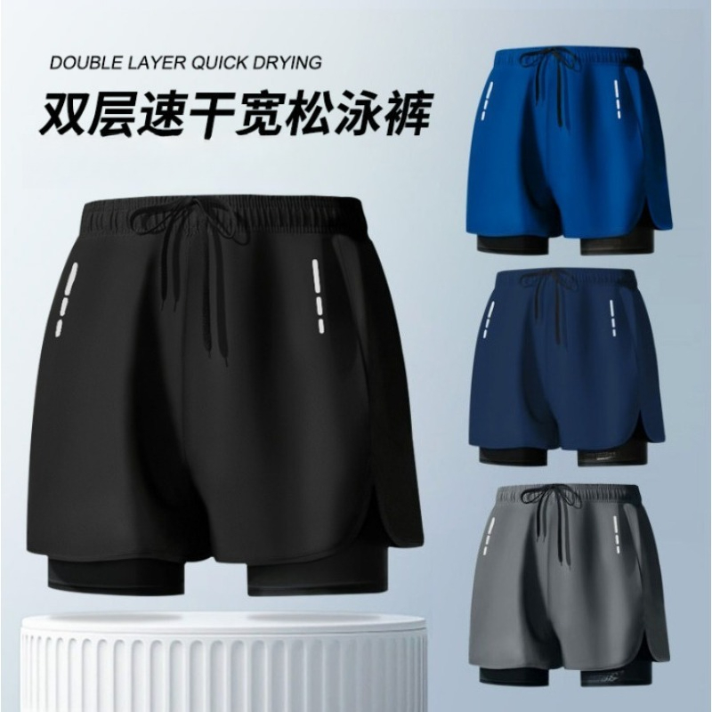 Swim Trunk Shorts - Calções de banho masculinos de camada