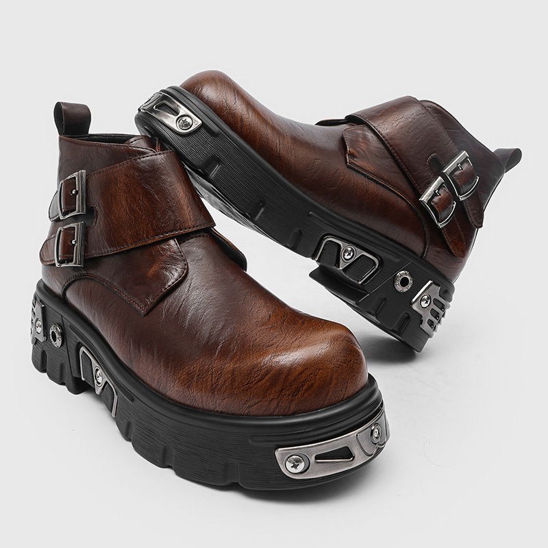 Men'S Fashion Footwear - Tamanho grande moda masculina punk goth
