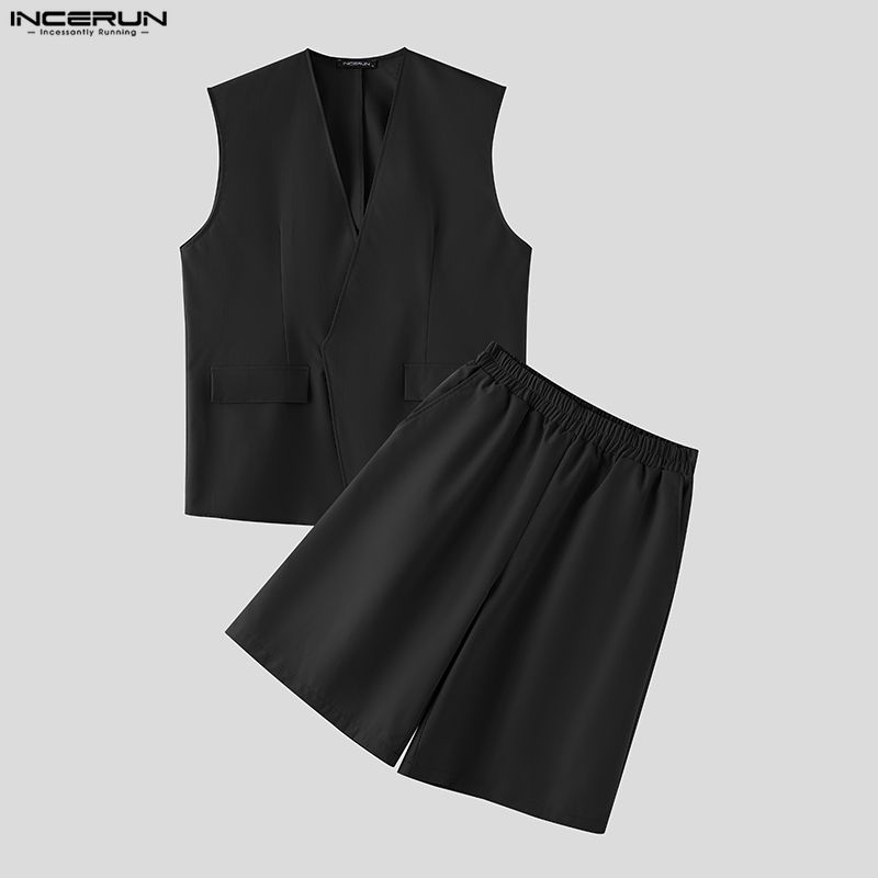 Men'S Fashion For Summer 2026 - Conjuntos Masculinos INCERUN: Coletes Sem Manga