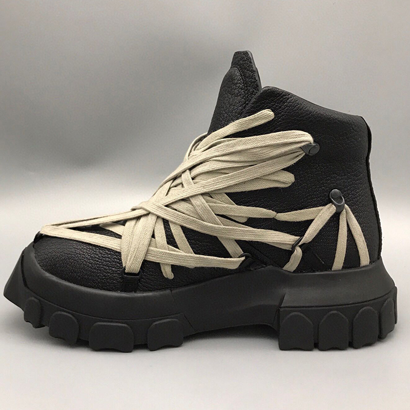 Men'S Fashion Footwear - Botas de Couro Originais de Luxo