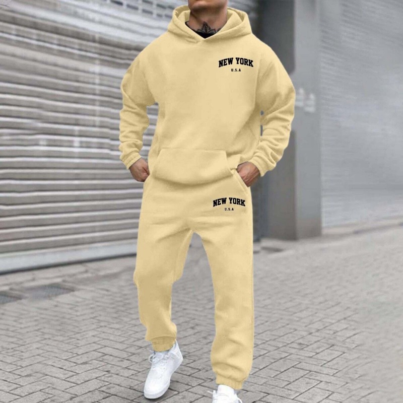 Conjunto Esportivo Casual Masc - Men'S Fashion Loose Pants avaliação e preço