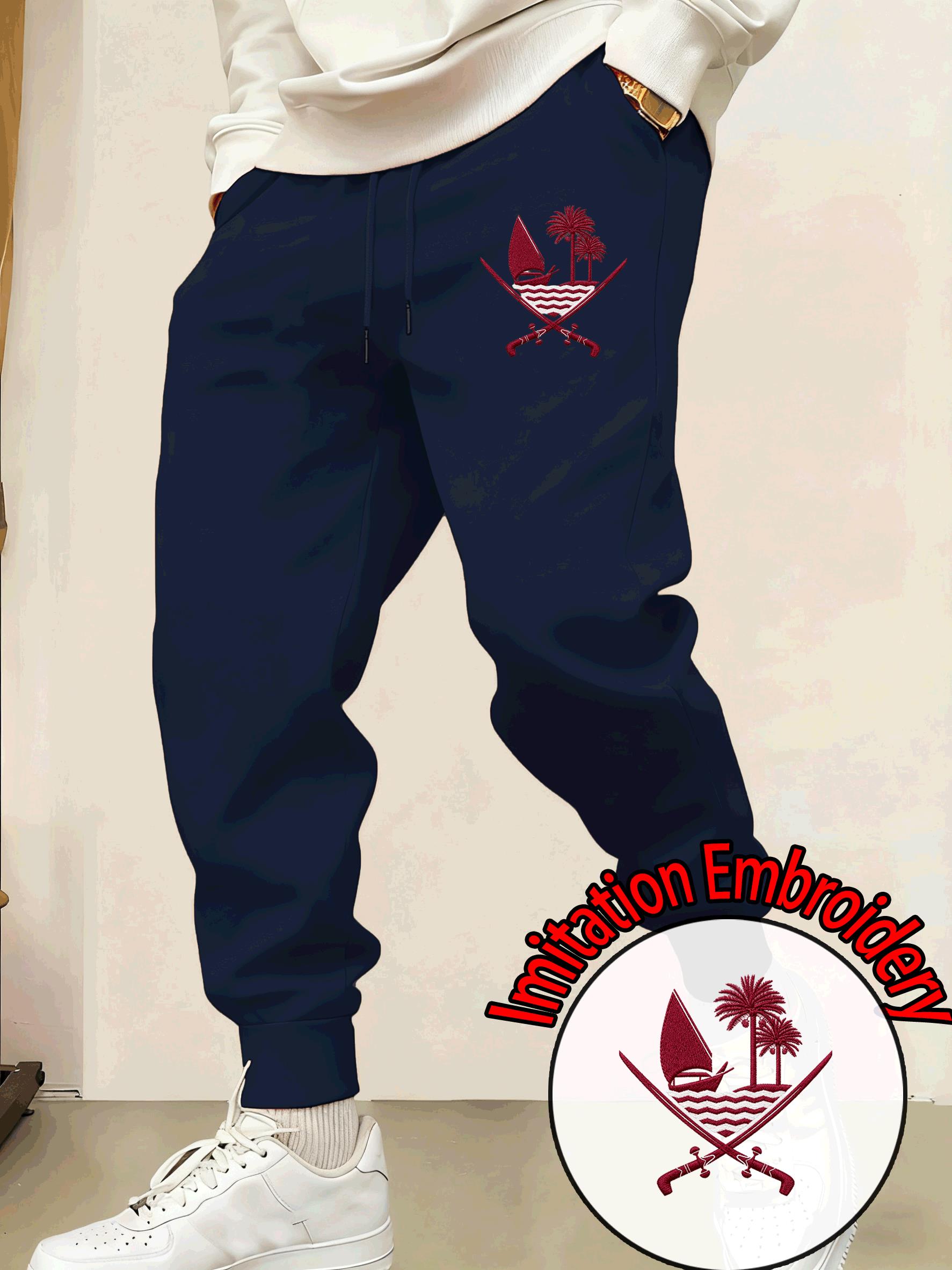 Calças de Moletom Masculinas c - Men'S Fashion Qatar avaliação e preço