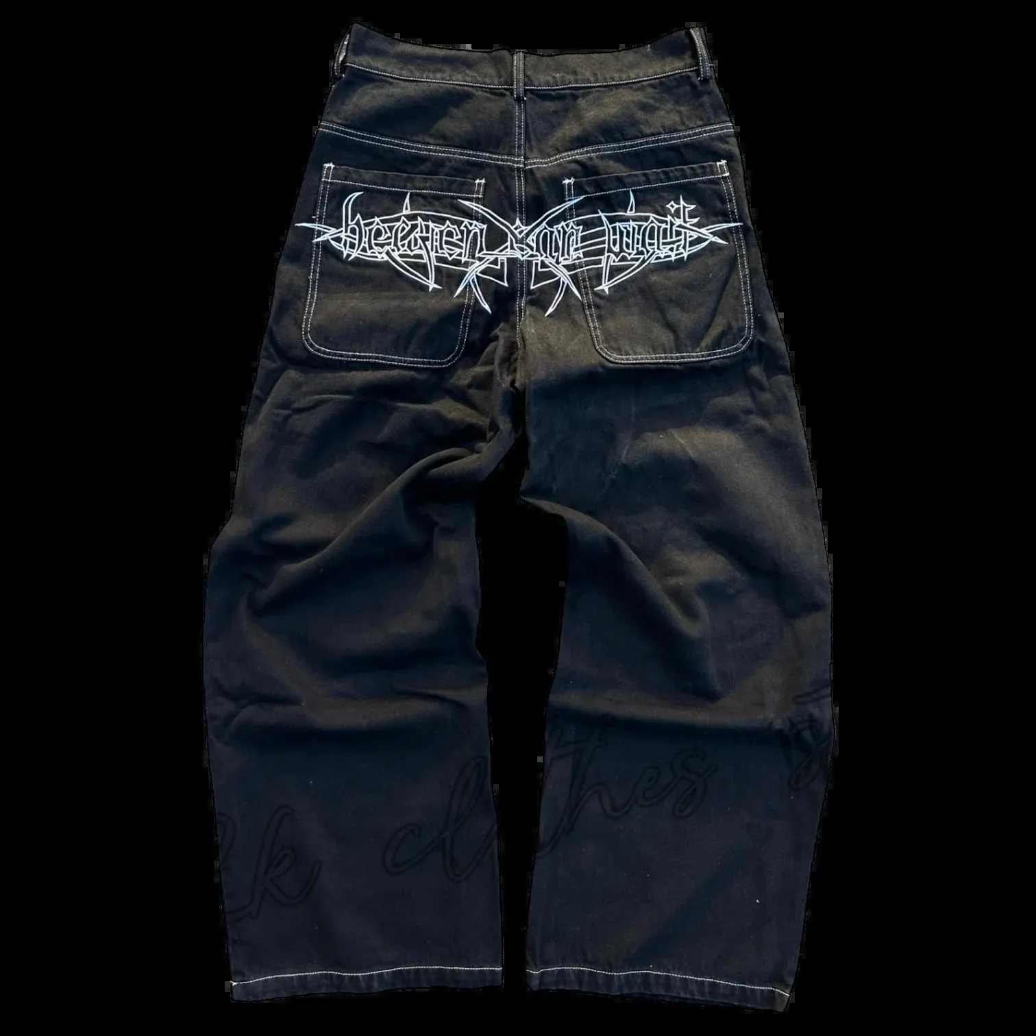 2025 novas estampas jeans home - Men'S Fashion With Baggy Jeans avaliação e preço