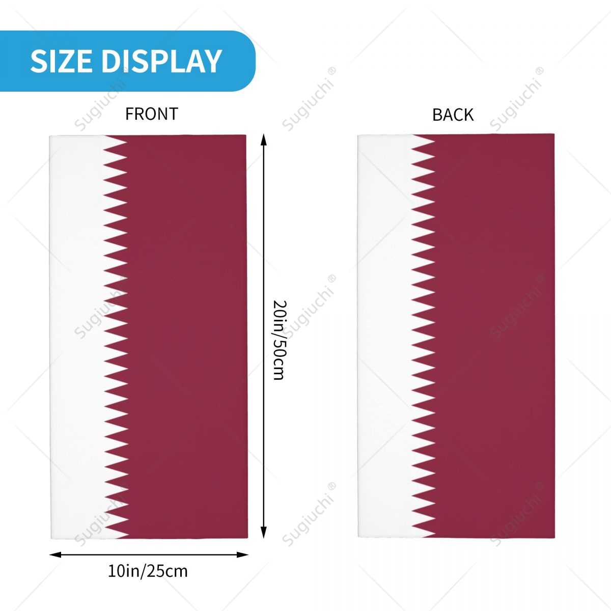 Lenço Unissex com Bandeira do  - Men'S Fashion Qatar avaliação e preço