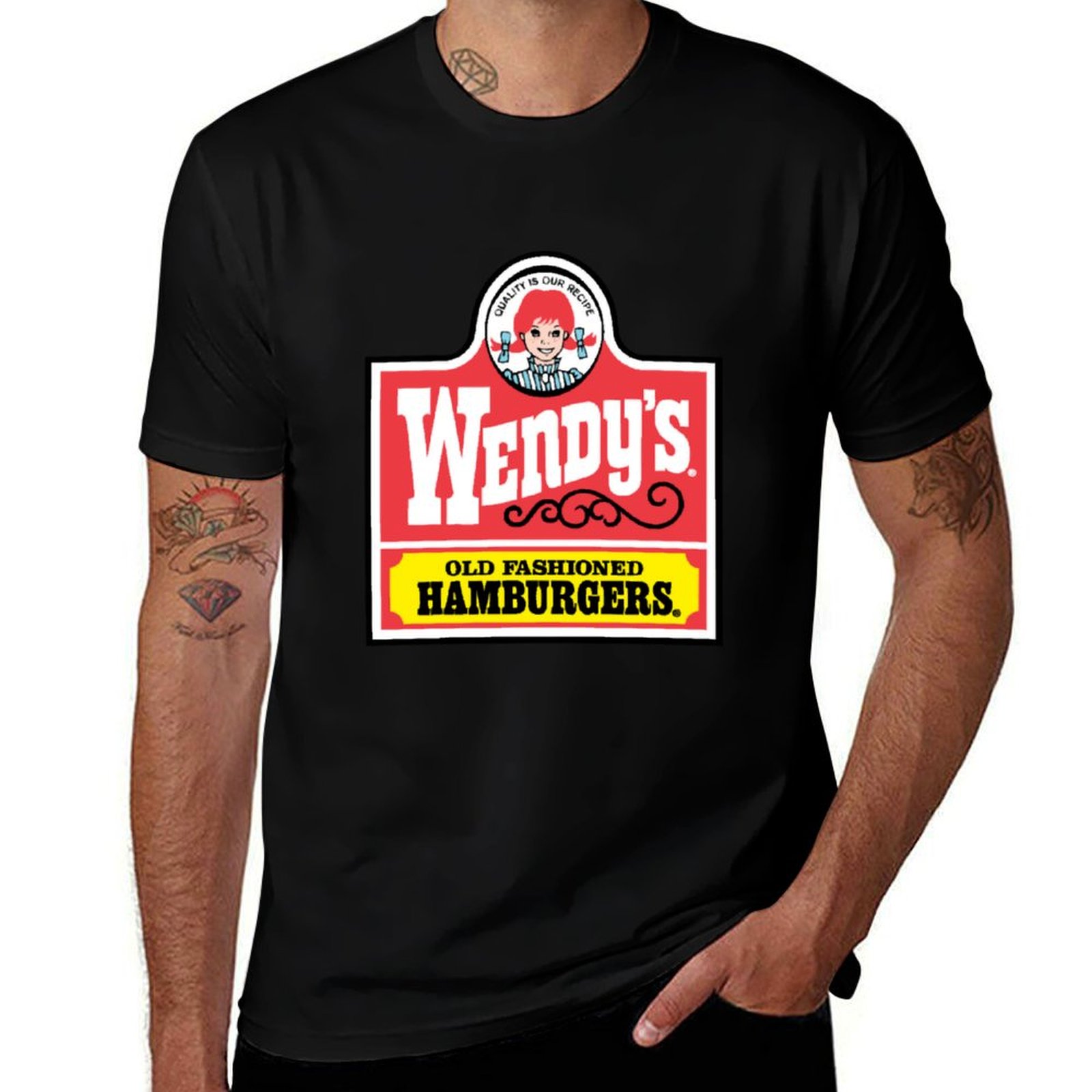Camiseta Wendy's com estampa d - Men'S Fashion Hamburg avaliação e preço