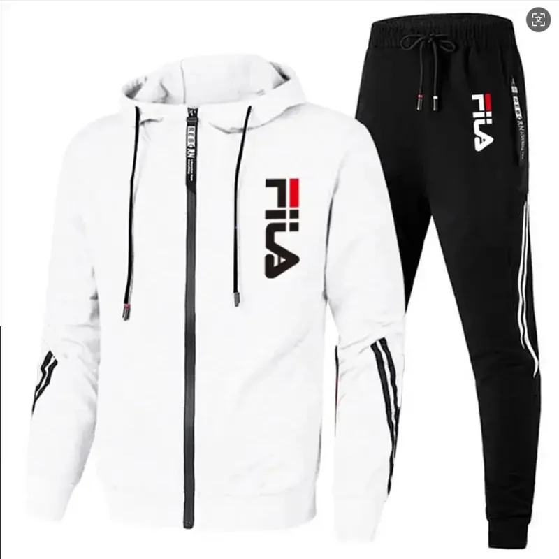Conjunto de Calça Esportiva e  - Jacket Mens Fashion avaliação e preço