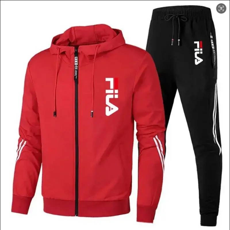 Conjunto de Calça Esportiva e  - Jacket Mens Fashion avaliação e preço
