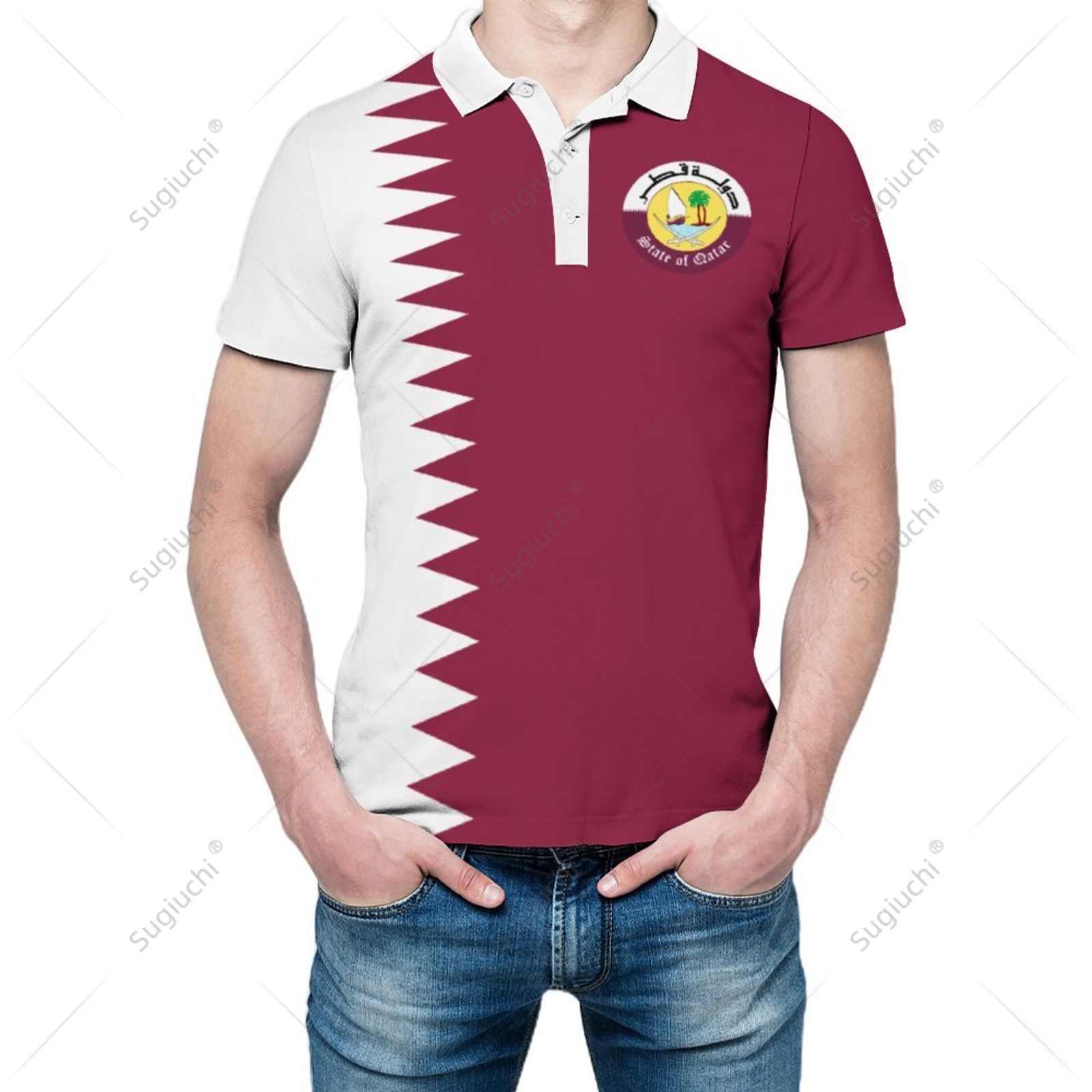 Camisa Polo Unissex com Estamp - Men'S Fashion Qatar avaliação e preço