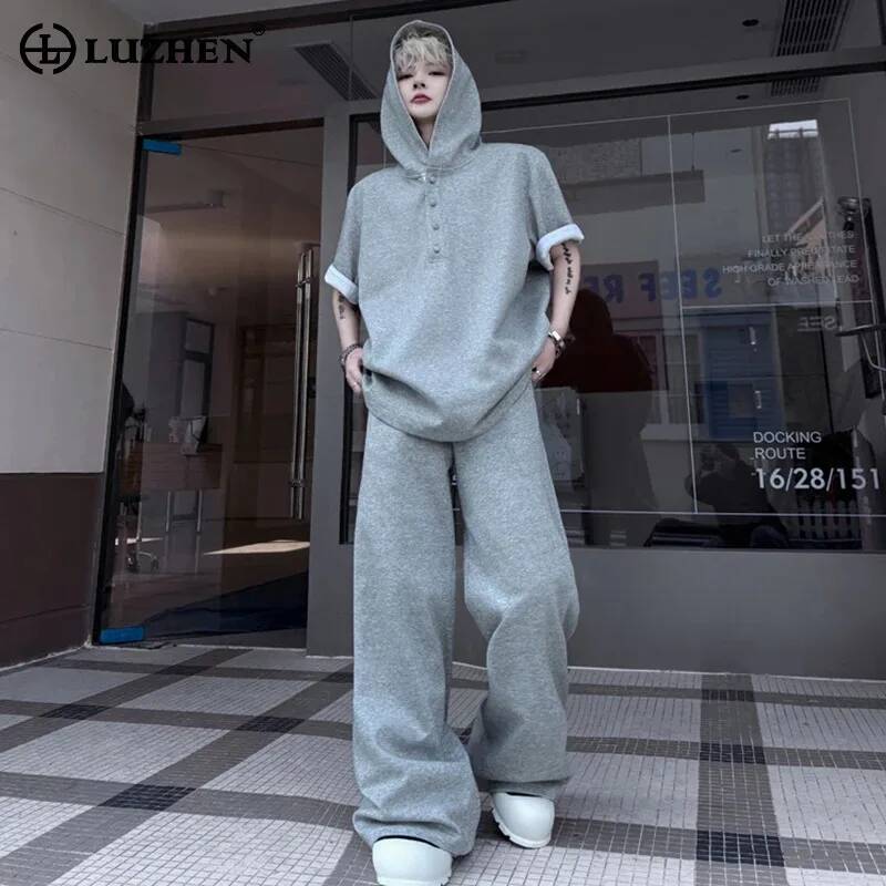 LUZHEN Original Tops Sleeve 20 - Men'S Fashion Loose Pants avaliação e preço