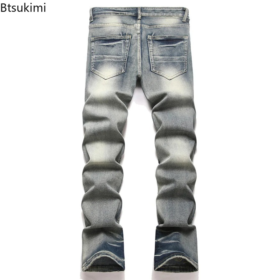 2026 Nova Moda Masculina Calça - Men'S Fashion Jeans And Boots avaliação e preço
