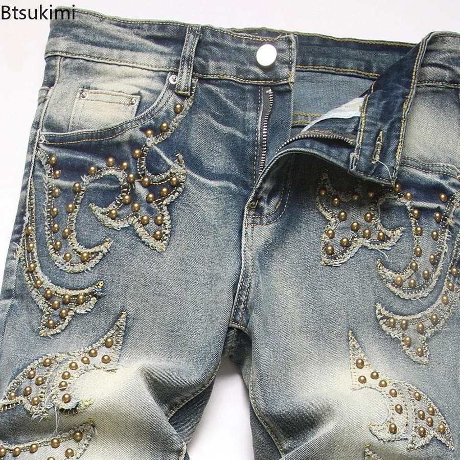 2026 Nova Moda Masculina Calça - Men'S Fashion Jeans And Boots avaliação e preço