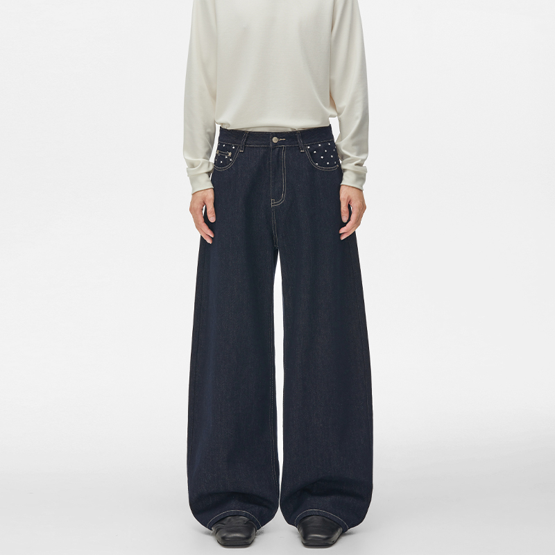 Calça jeans azul com estampa d - Men'S Fashion Jeans And Boots avaliação e preço