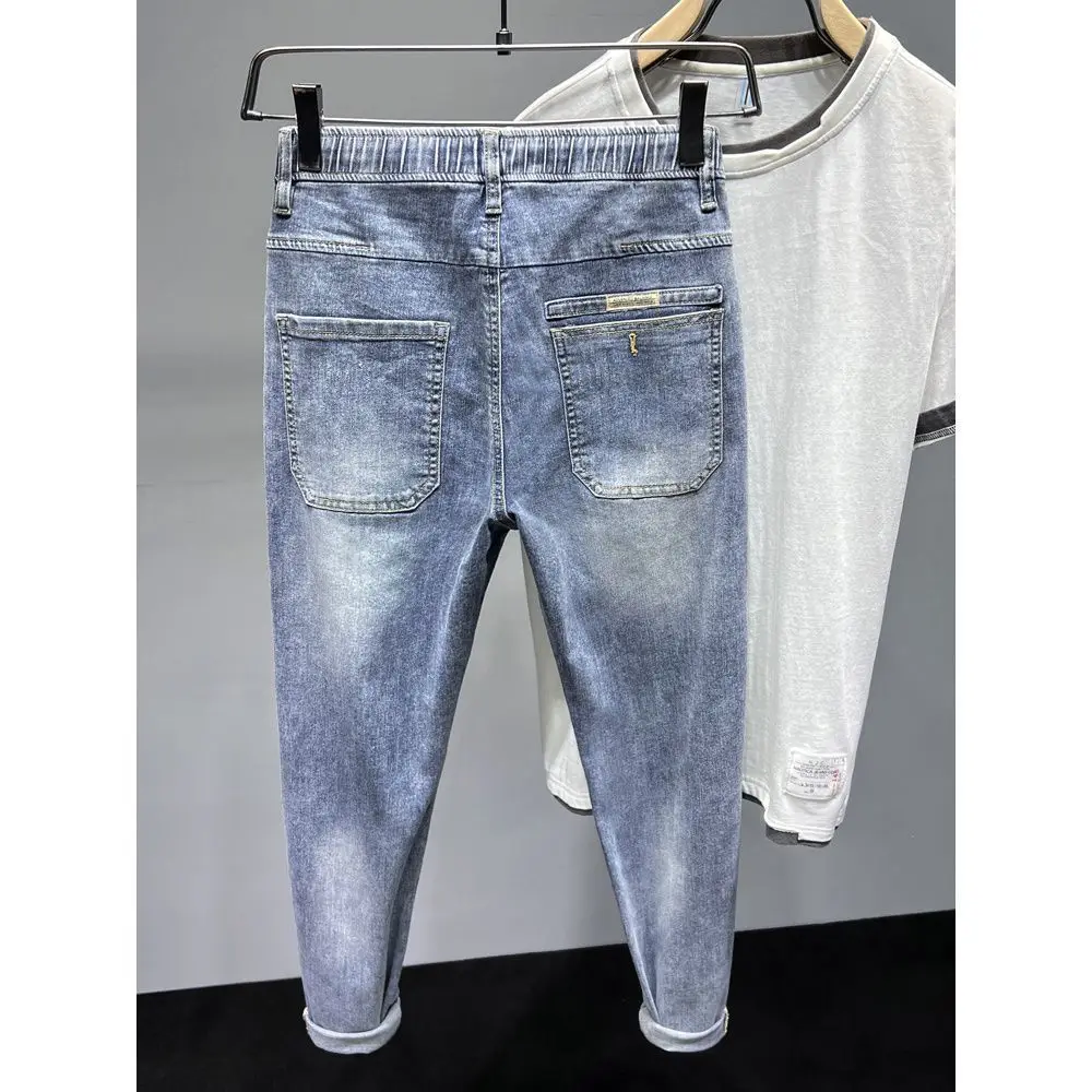 Jeans com cordão elástico para - Men'S Fashion With Baggy Jeans avaliação e preço