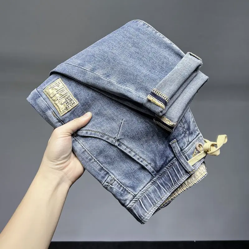 Jeans com cordão elástico para - Men'S Fashion With Baggy Jeans avaliação e preço