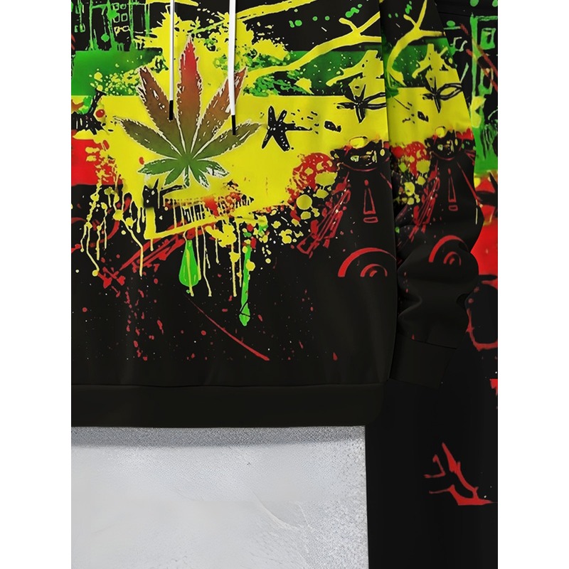 Conjunto de moletom com capuz  - Men'S Fashion Loose Pants avaliação e preço