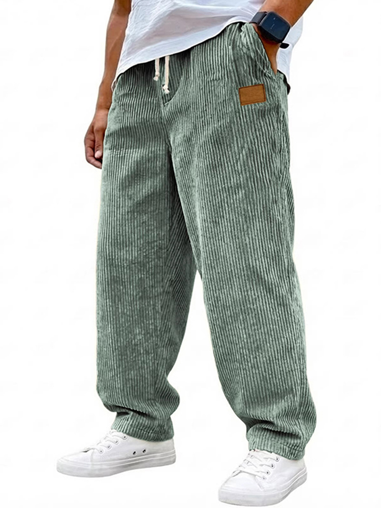 Calças de veludo cotelê mascul - Men'S Fashion Labels avaliação e preço