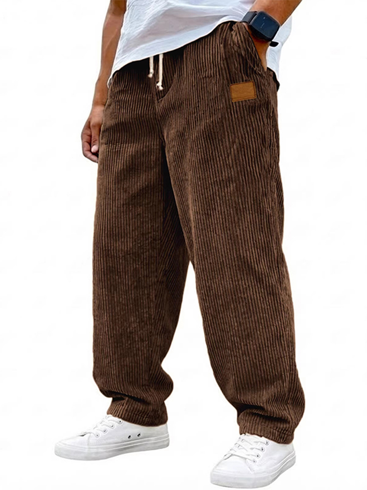 Calças de veludo cotelê mascul - Men'S Fashion Labels avaliação e preço