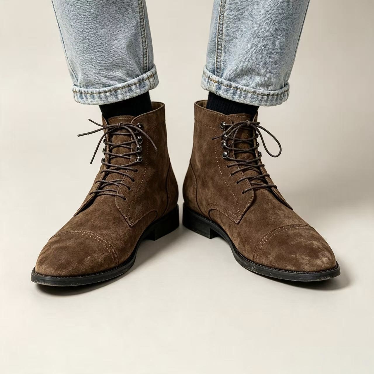 Sapatos de Outono e Inverno pa - Chelsea Boots Men avaliação e preço