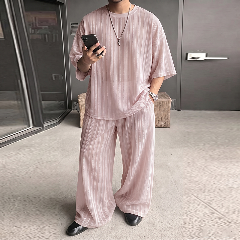 Conjuntos Masculinos INCERUN,  - Men'S Fashion Loose Pants avaliação e preço