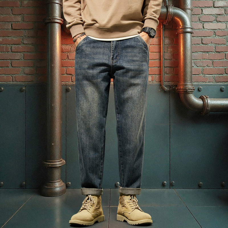 Novos homens soltos jeans moda - Men'S Fashion With Baggy Jeans avaliação e preço