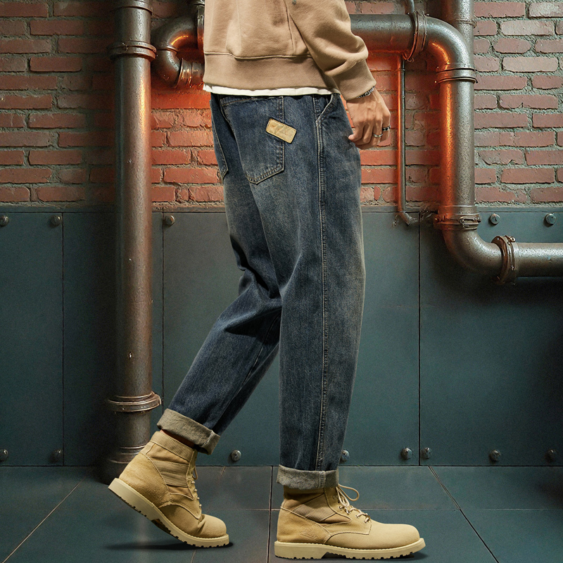 Novos homens soltos jeans moda - Men'S Fashion With Baggy Jeans avaliação e preço