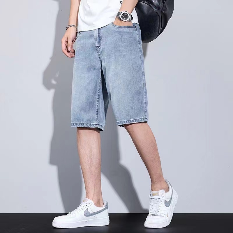 Shorts Jeans Masculinos Azul D - Men'S Fashion With Baggy Jeans avaliação e preço