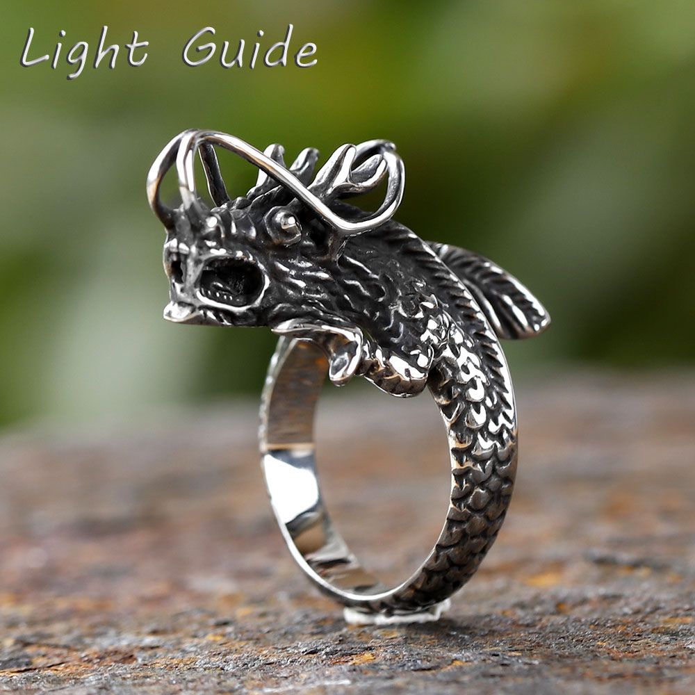Vintage Creative Spine Ring pa - Men'S Fashion Guide avaliação e preço