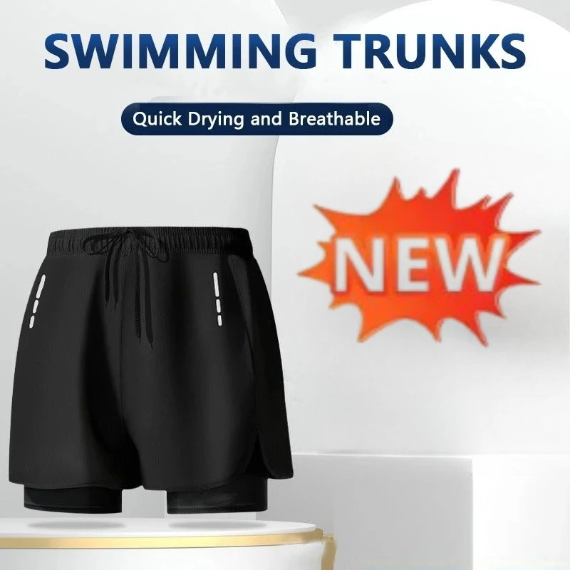 Calções de banho masculinos 2  - Swim Trunk Shorts avaliação e preço