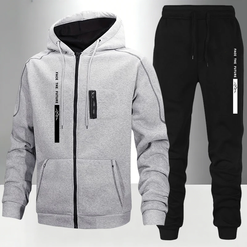 Conjunto de treino masculino,  - Jacket Mens Fashion avaliação e preço