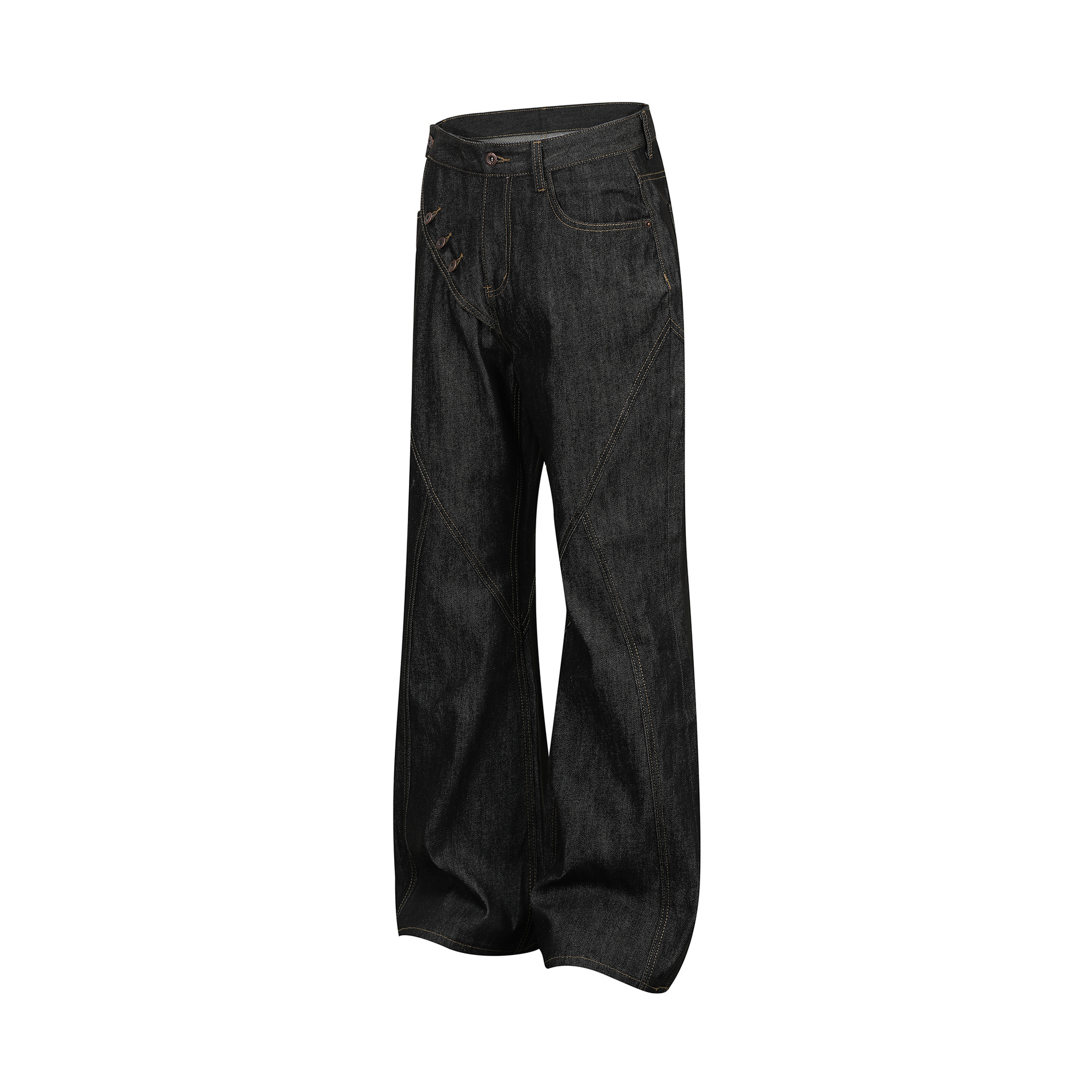 Jeans Irregulares de Moda High - Men'S Fashion Jeans And Boots avaliação e preço