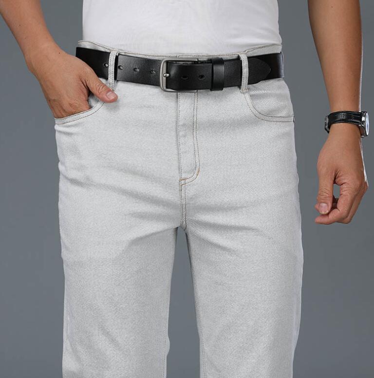 Calças de brim soltas bege mas - Men'S Fashion Jeans And Boots avaliação e preço