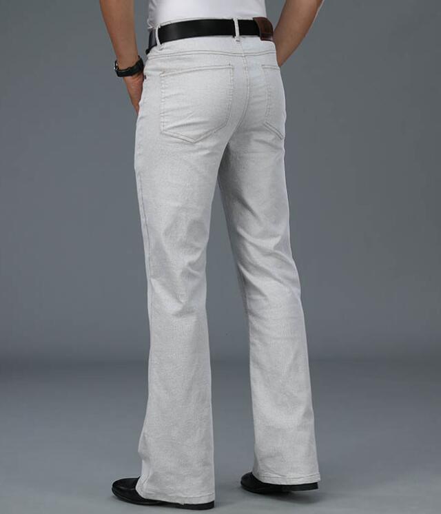 Calças de brim soltas bege mas - Men'S Fashion Jeans And Boots avaliação e preço