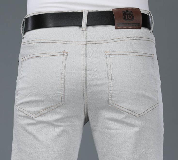 Calças de brim soltas bege mas - Men'S Fashion Jeans And Boots avaliação e preço