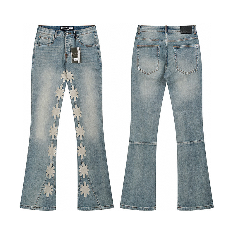 Simples resistente bordado de  - Men'S Fashion Jeans And Boots avaliação e preço