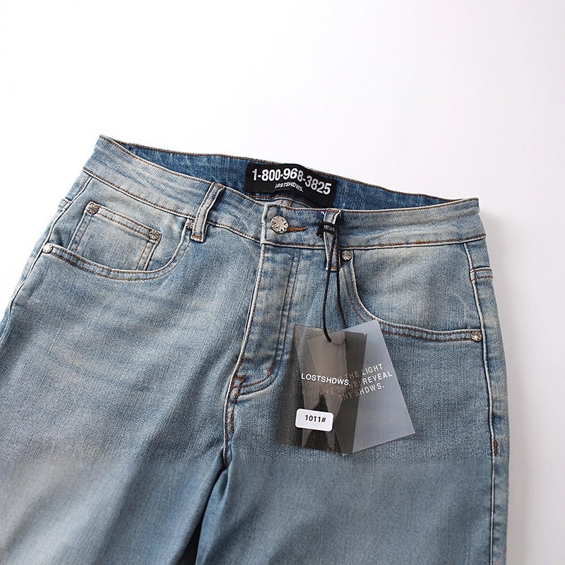 Simples resistente bordado de  - Men'S Fashion Jeans And Boots avaliação e preço