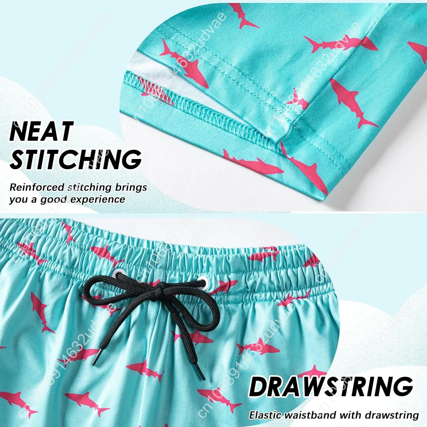 Calções de banho para meninos  - Swim Trunk Shorts avaliação e preço