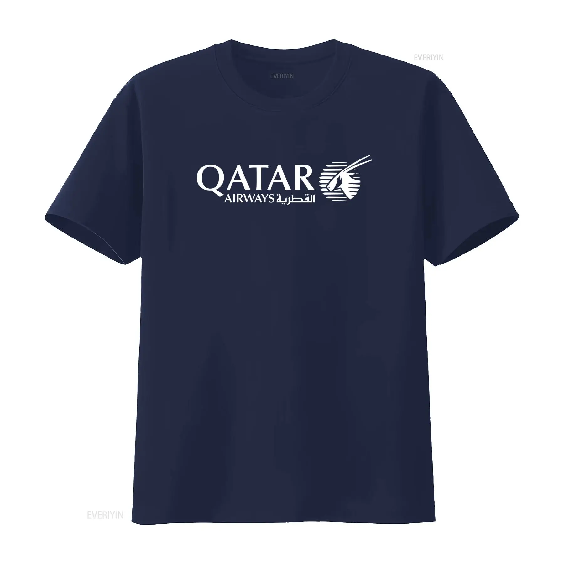 Camiseta masculina azul marinh - Men'S Fashion Qatar avaliação e preço